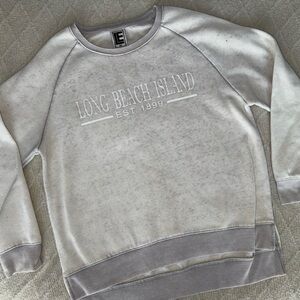 Gray Long Beach Island Men's Sweater